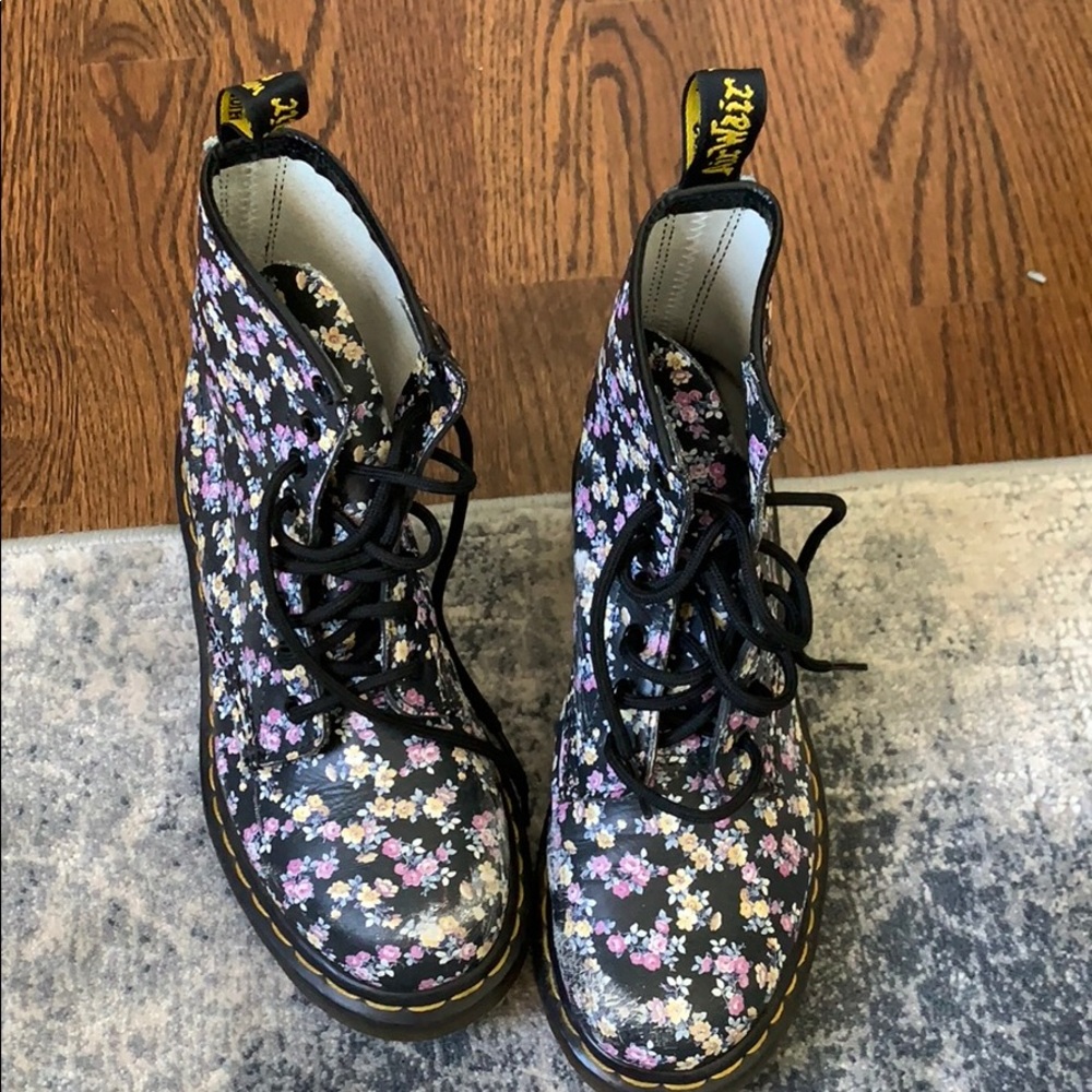 Dr. Martens Floral Boots